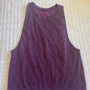 Lululemon Purple Mesh Muscle Tank